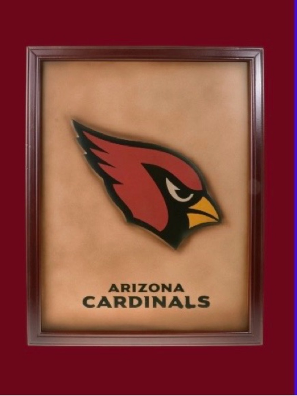 Arizona Cardinals~NFL  3D Team Logo ~Wall Art~National Football League~Picture
